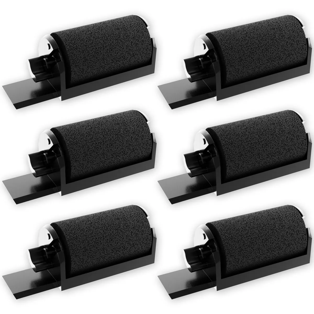 Inkvo IR40 Ink Roller, Black, 6 Pack product photo 1