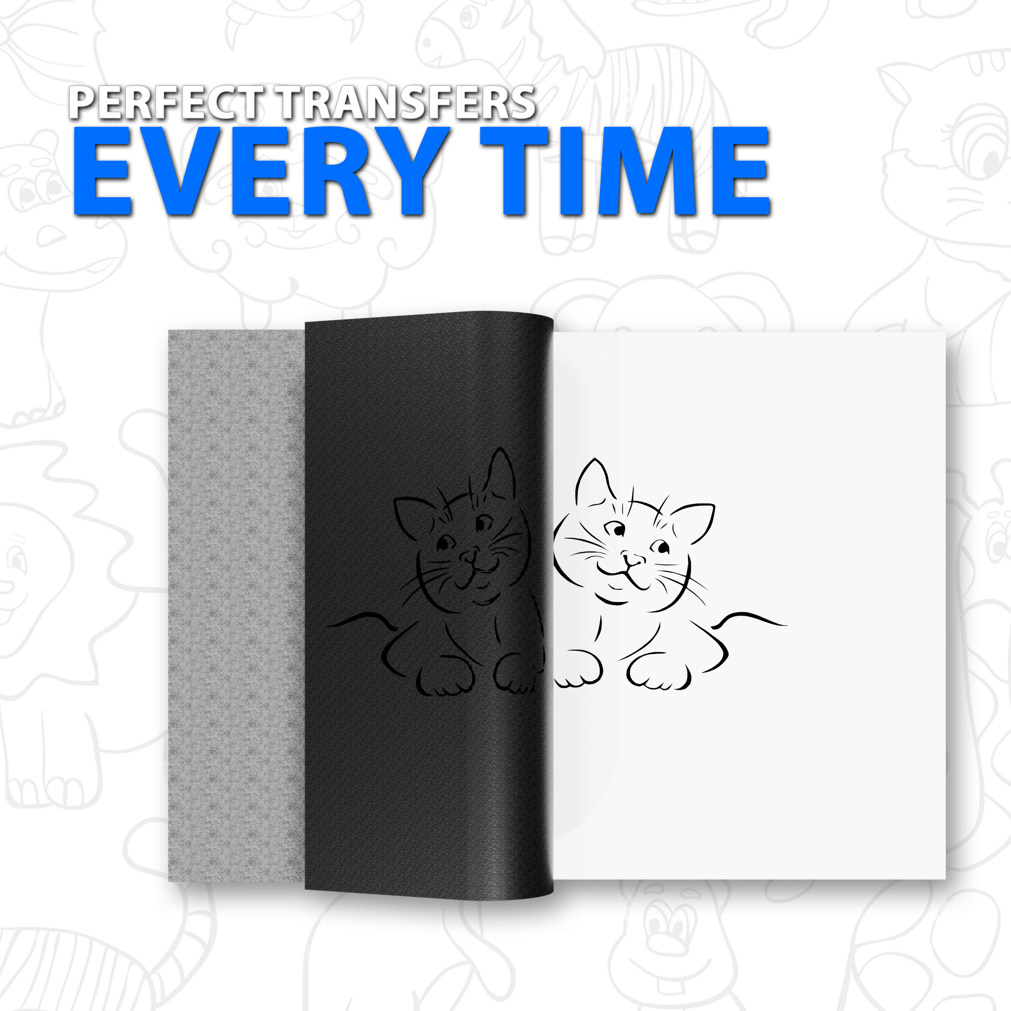 Inkvo Tracing Paper, Carbon, 50 Pack product photo 5