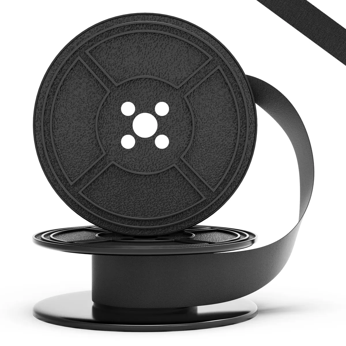 Inkvo Typewriter Ribbon, Twin Spool, Black, One Pack product photo 1