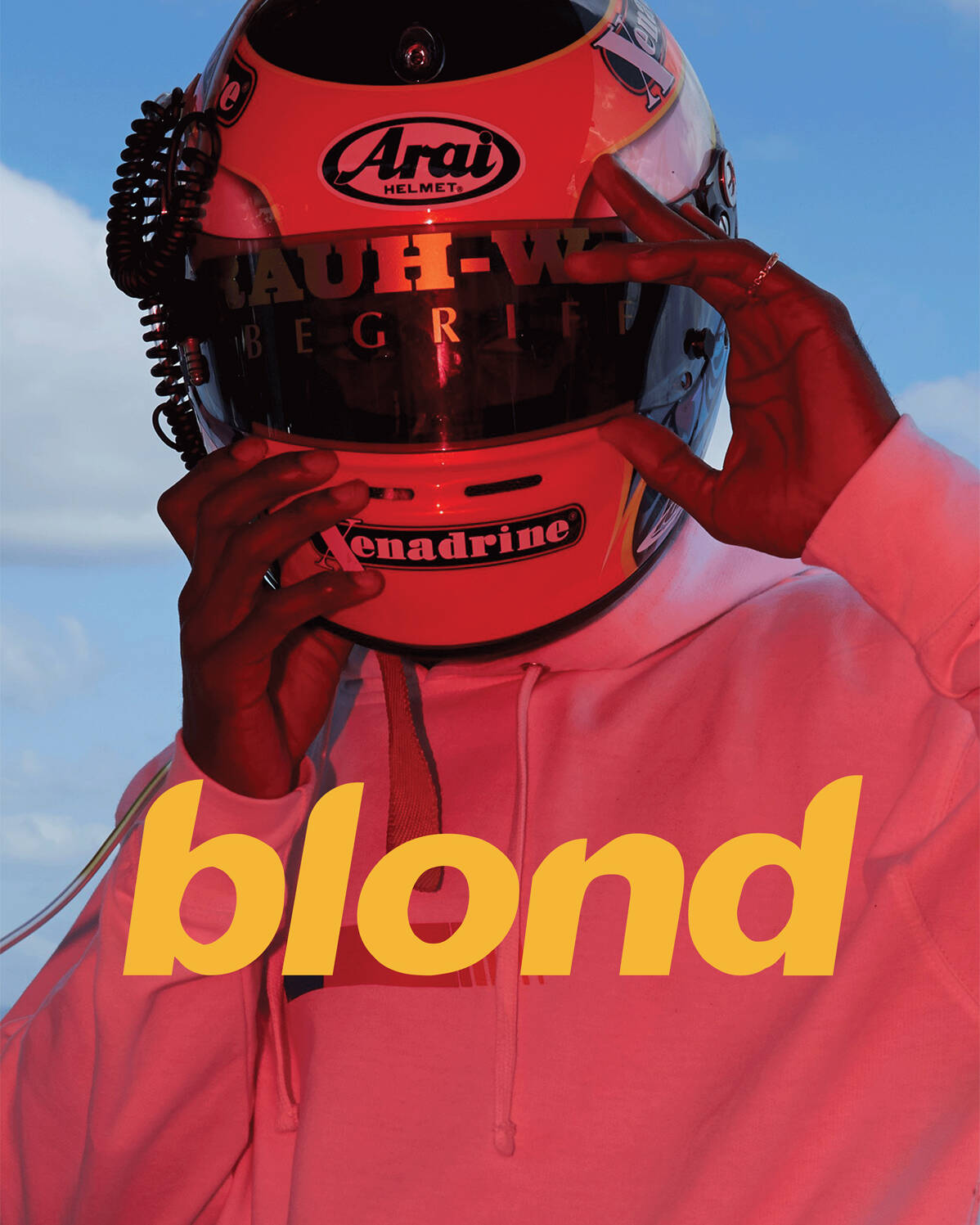 レア】 Frank Ocean Blond Helmet ポスター-